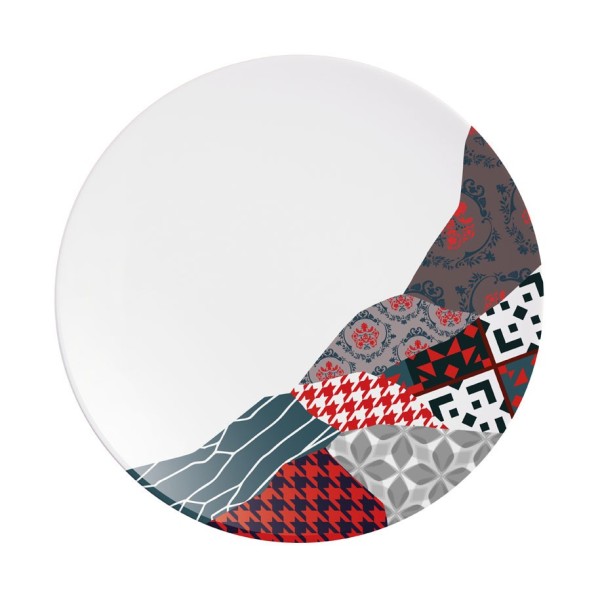 Assiette à dessert 16cm Fragment Carmin Chef&Sommelier