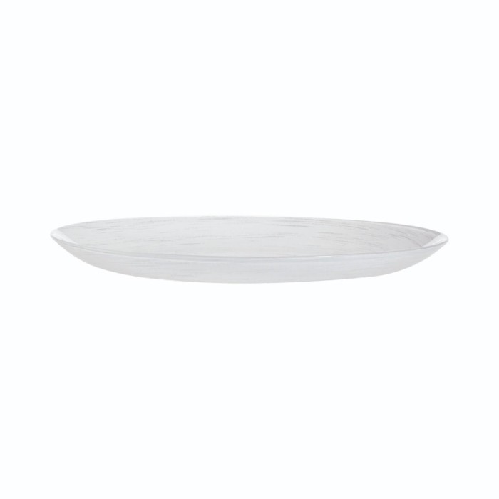 VAISSELLE EN VERRE TREMPÉ Blanche Assiettes plates