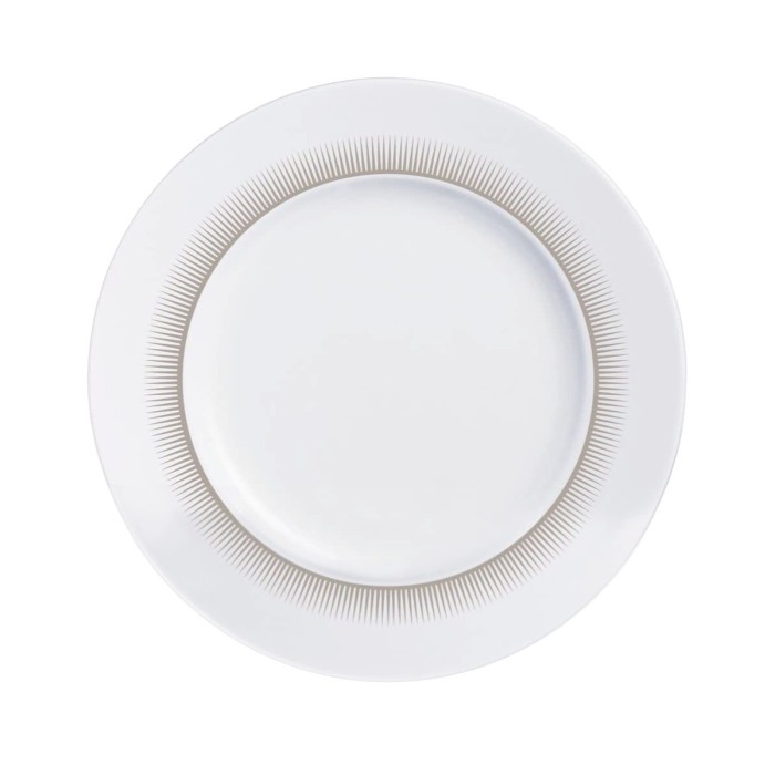 Assiette à dessert 21,5cm Ginseng Grey Chef&Sommelier