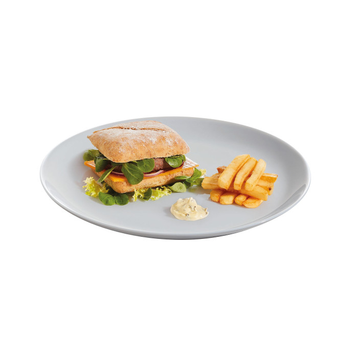 Assiette plate 25cm Evolutions Granit