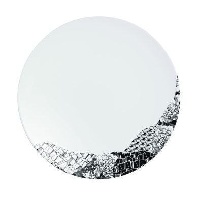 Assiette plate 25,5cm Fragment Ardoise Chef&Sommelier