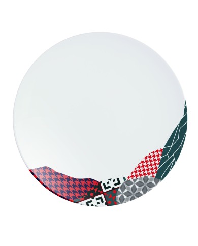 Assiette plate 28,5cm Fragment Carmin Chef&Sommelier