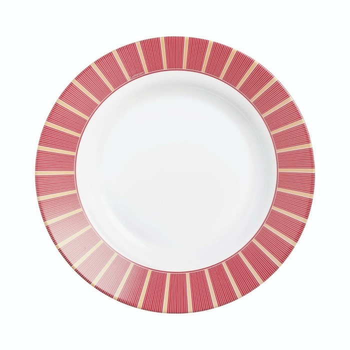 Assiette creuse 22cm Astre Bordeaux Luminarc