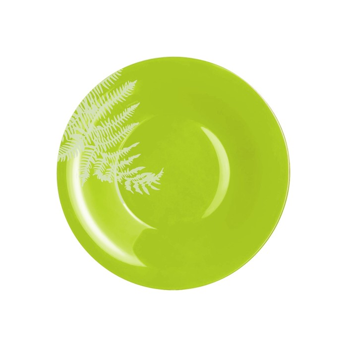 Assiette creuse 21.5cm Filicaria Vert Pomme Luminarc