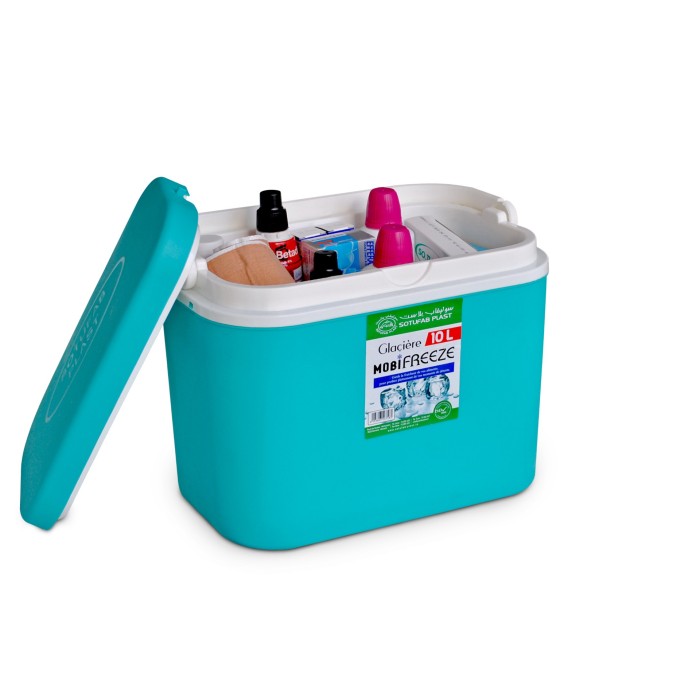 Glacière 10L Mobifreeze Vert Boga Sotufab Plast