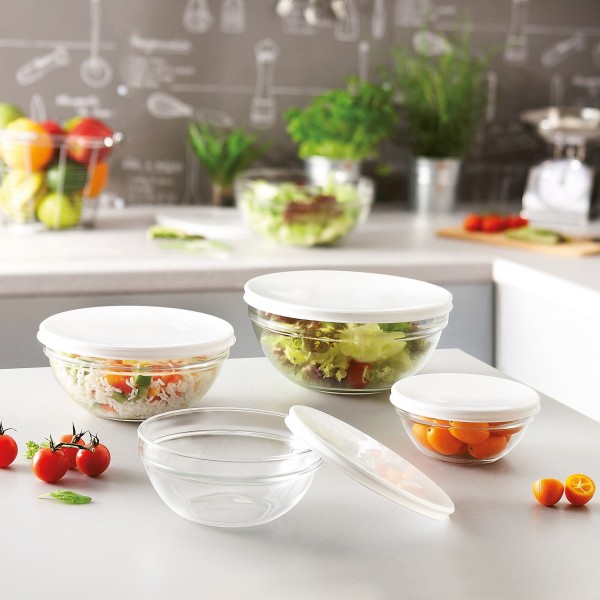 Saladier avec couvercle 23cm Empilable Luminarc