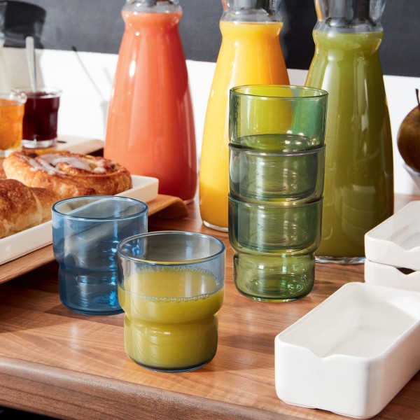 Verre forme basse 16cl Log Brush Green Arcoroc