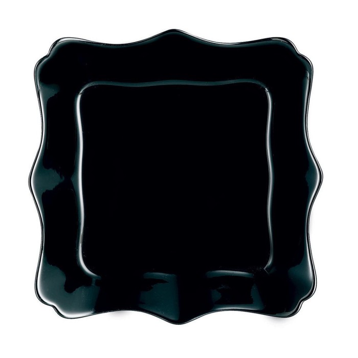 Assiette plate 26cm Authentic Noir Luminarc