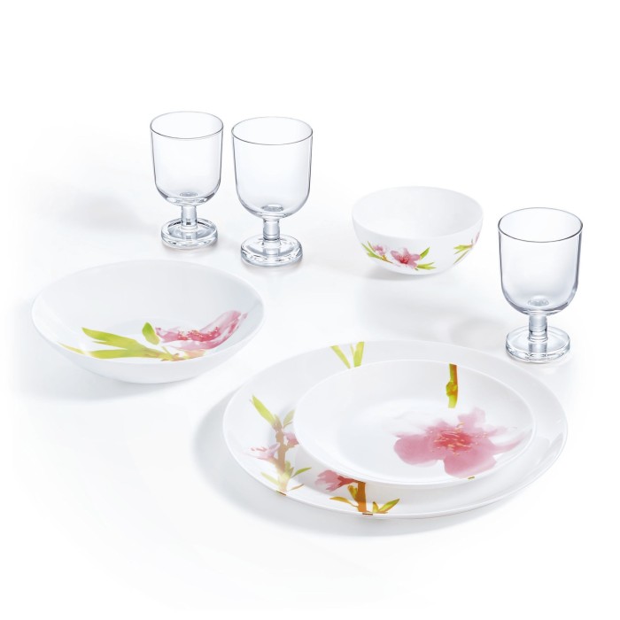 Assiette à dessert 19cm Water Color Luminarc