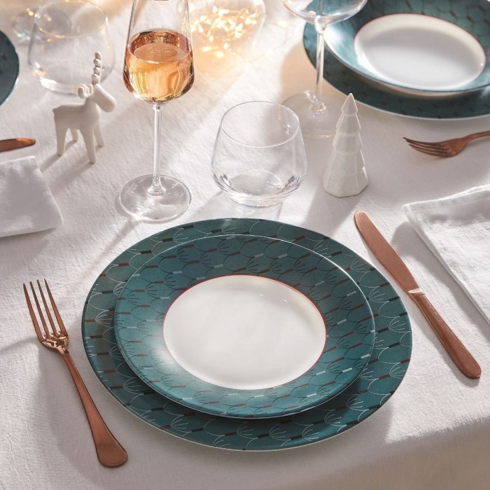 Assiette à dessert 22cm Zadig bleu Luminarc