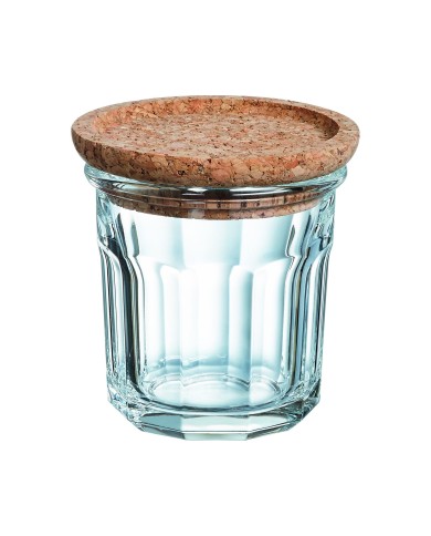 Pot 18cl avec couvercle Storing Box Cork Luminarc