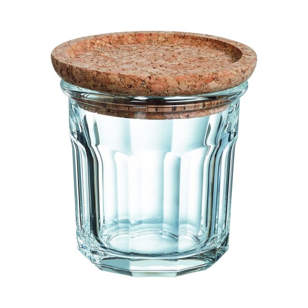 Pot 18cl avec couvercle Storing Box Cork Luminarc