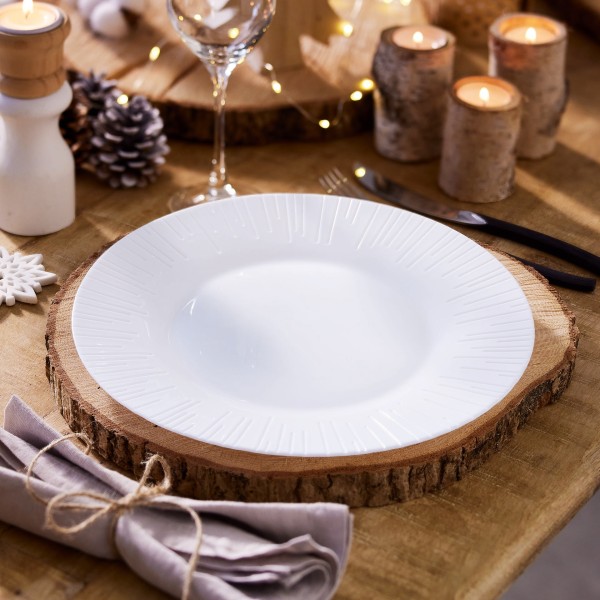 Service de table 18 pièces Luminis White Luminarc