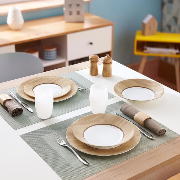 Assiette à dessert 22cm Nordic Alpaga Luminarc