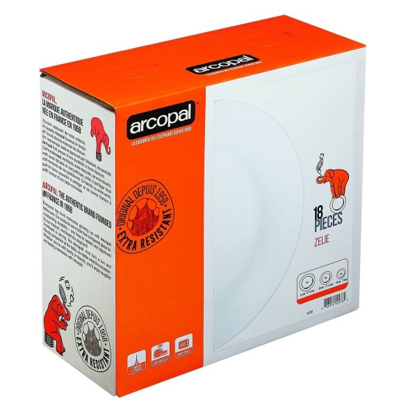 Service de table 18 pièces Zelie Arcopal