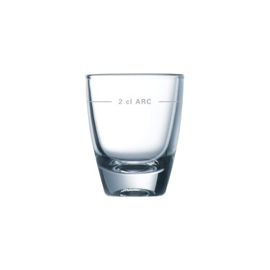 Verre à shot 3cl jaugé (2cl) Gin Arcoroc