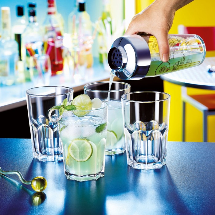 Set shaker et 4 verres Cocktail Bar Mojito Luminarc