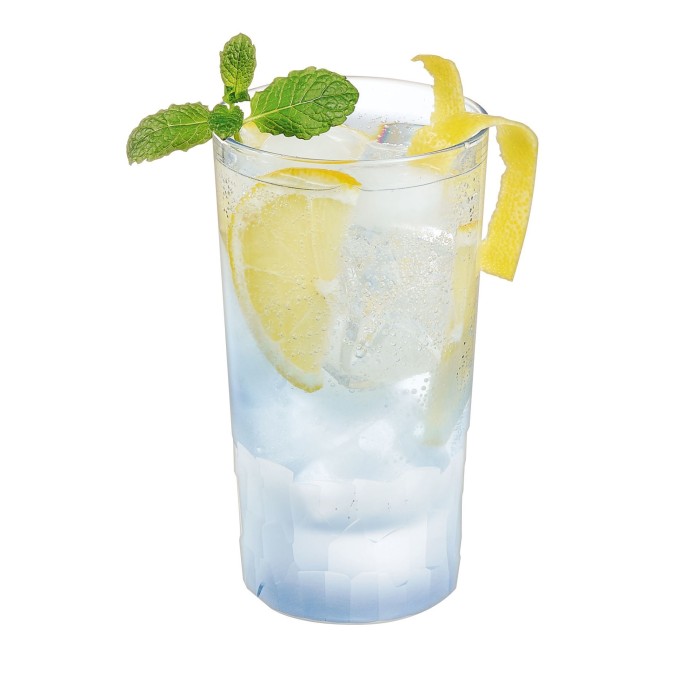 Verre forme haute 33cl Intuition Colors Blue Cristal d'Arques