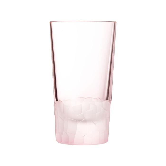 Verre forme haute 33cl Intuition Colors Rose Cristal d'Arques