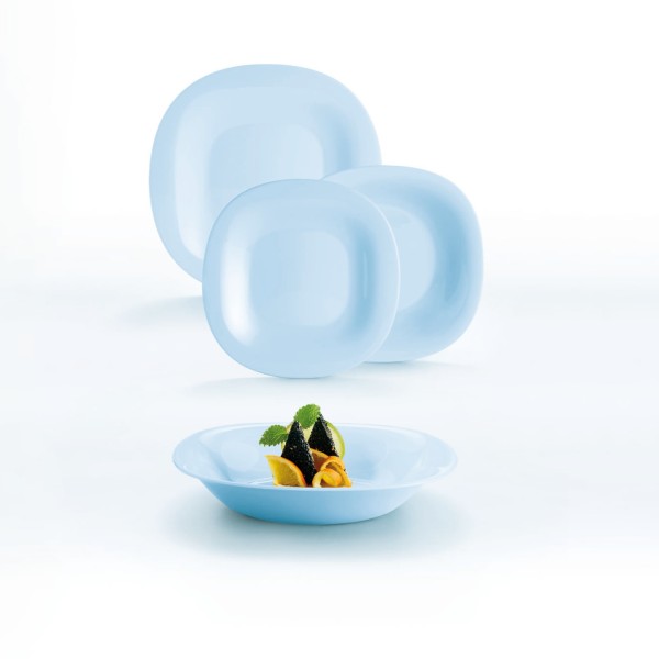 Service de table 18 pièces Carine Light blue Luminarc