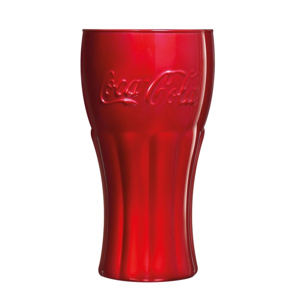Verre forme haute 37cl Coca-Cola Mirror Red Luminarc