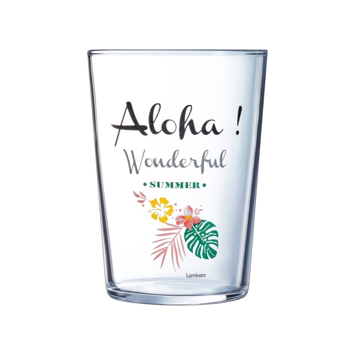 Verre forme haute 50cl Summer Time Ibiscus Luminarc