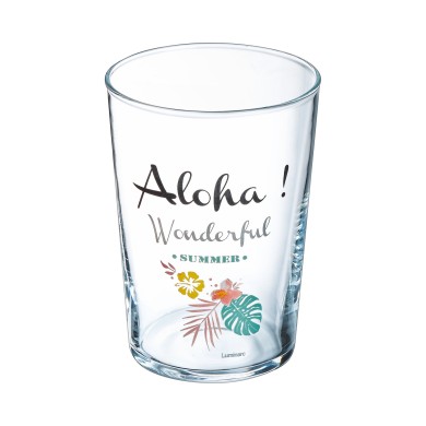Verre forme haute 50cl Summer Time Ibiscus Luminarc