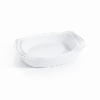 Set de 3 plats rectangulaires 38x28, 34x25 et 30x22 cm Smart Cuisine Carine Luminarc