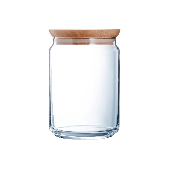 Pot de conservation 1L Pure Jar Wood Luminarc