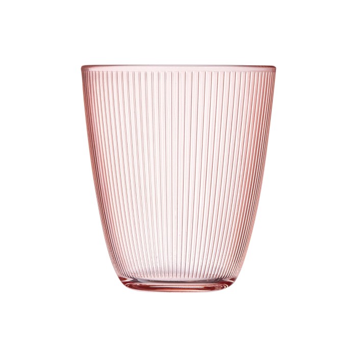 Verre forme haute 31cl Concepto Stripy Rose Luminarc