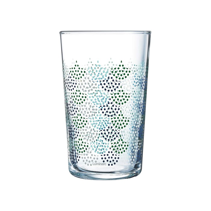 Verre forme haute 30cl Artificia Vert Luminarc