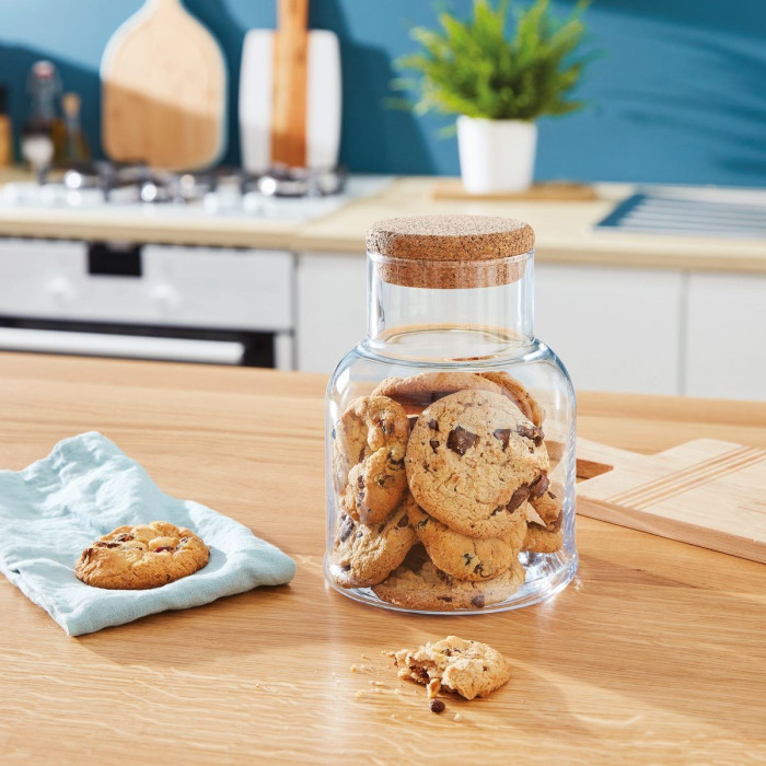 Broche Luminarc Pure 1 Litre Avec Couvercle – Verre Transparent, Bec Verseur, Lave-vaisselle Safe !