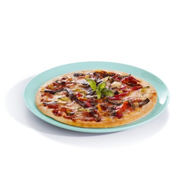 Assiette à pizza turquoise 32cm Diwali Assiette à pizza turquoise 32cm Diwali