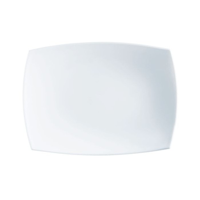 Assiette de présentation 35x26cm Quadrato Blanc Luminarc