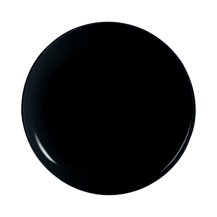 Assiette à pizza noire 32cm Friend's Time Luminarc