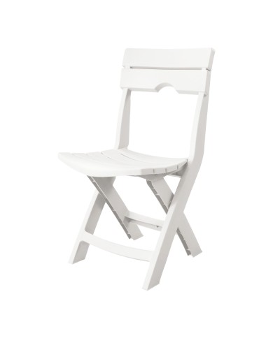 Lot de 2 chaises pliantes blanches Ruspina Sotufab Plast