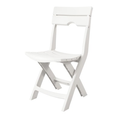 Lot de 2 chaises pliantes blanches Ruspina Lot de 2 chaises pliantes blanches Ruspina