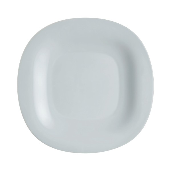 Assiette plate grise 27cm Carine Luminarc