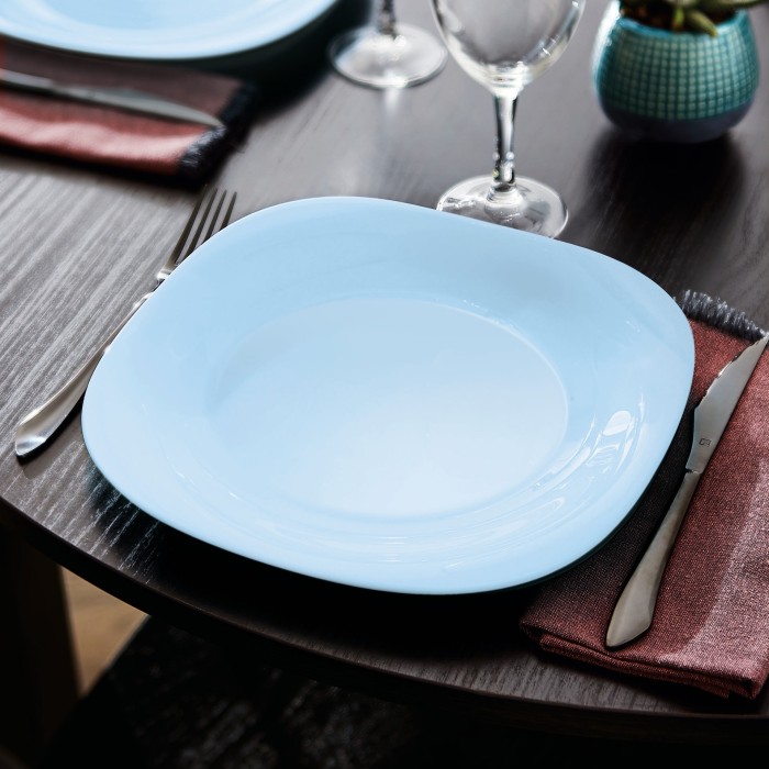 Assiette plate 27cm Carine Light Blue Luminarc