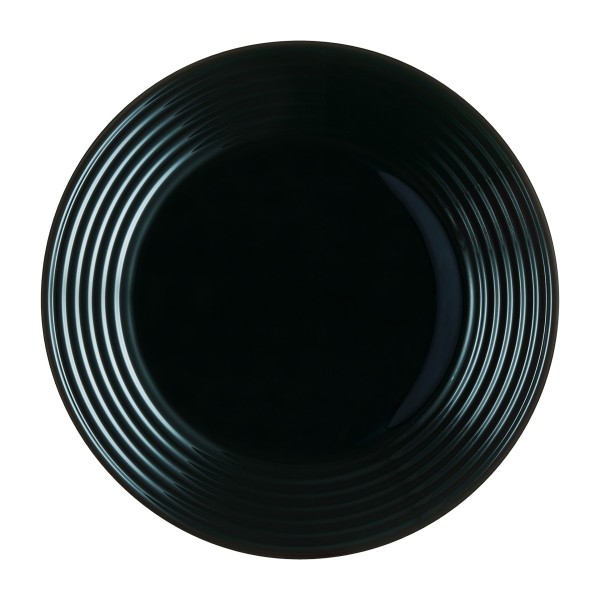 Assiette plate 27cm Harena Noir Luminarc