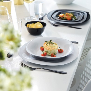 Assiette creuse 21cm Carine Granit