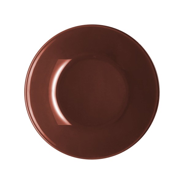 Assiette creuse 20cm Arty Cacao Luminarc