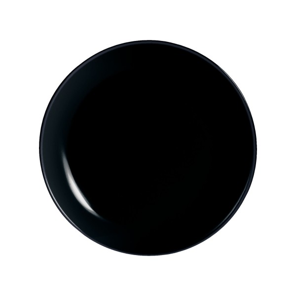 Assiette à dessert 19cm Diwali Noir Luminarc