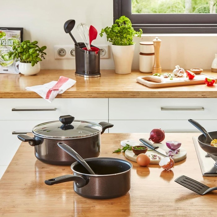 Faitout avec couvercle 24cm Easy Cook & Clean Tefal