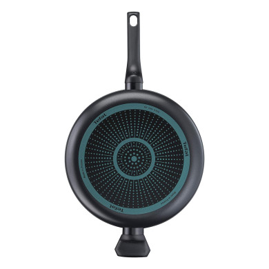 Sauteuse noire avec couvercle 28cm Easy Cook & Clean
