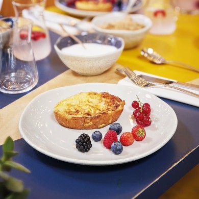 Assiette plate 23cm Rocaleo Sand