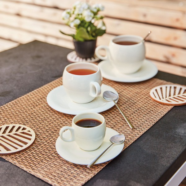 Service de 6 tasses 35cl et sous-tasses Nectar Chef&Sommelier