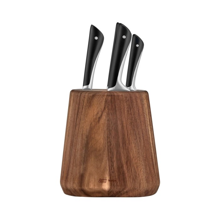 Présentoir avec 5 couteaux Jamie Oliver Tefal