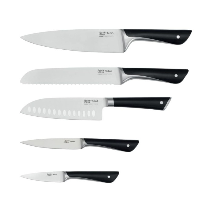 Présentoir avec 5 couteaux Jamie Oliver Tefal
