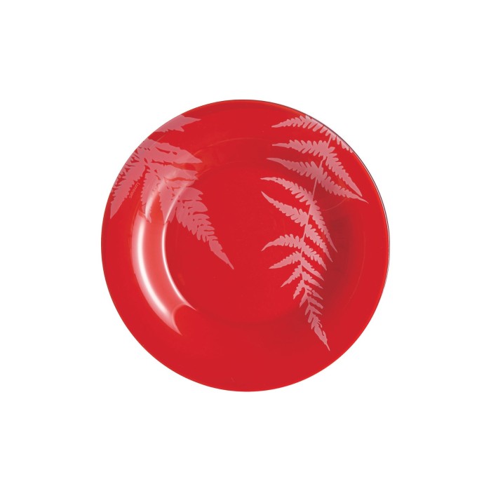 Assiette à dessert 19.5cm Filicaria Rouge Luminarc